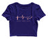 Faith. Hope. Love ECG Christianity Womens Crop Tops
